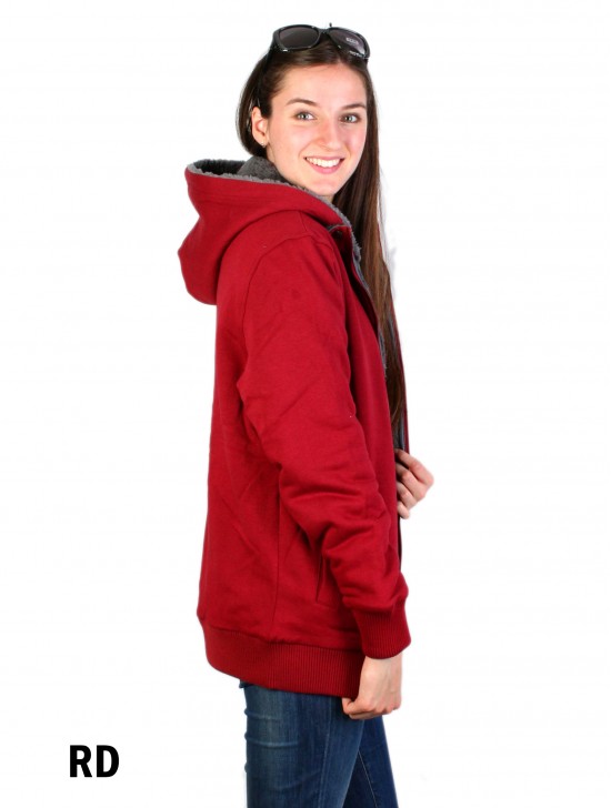 Reversible Sherpa Jacket With Detachable Hood